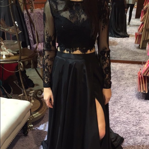 sherri hill black prom dress - Picture 4 of 5